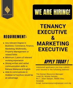 Hiring Tenancy & Marketing Executive